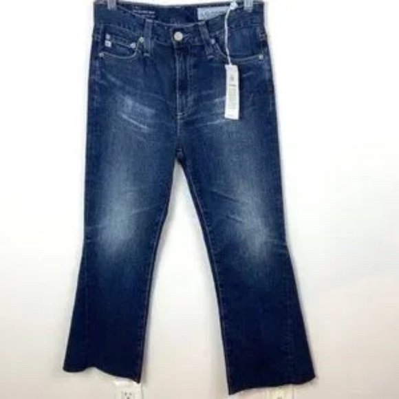NWOT Adriano Goldschmied AG Quinne High Waist Crop Flare Jeans Size 26 - Picture 4 of 7